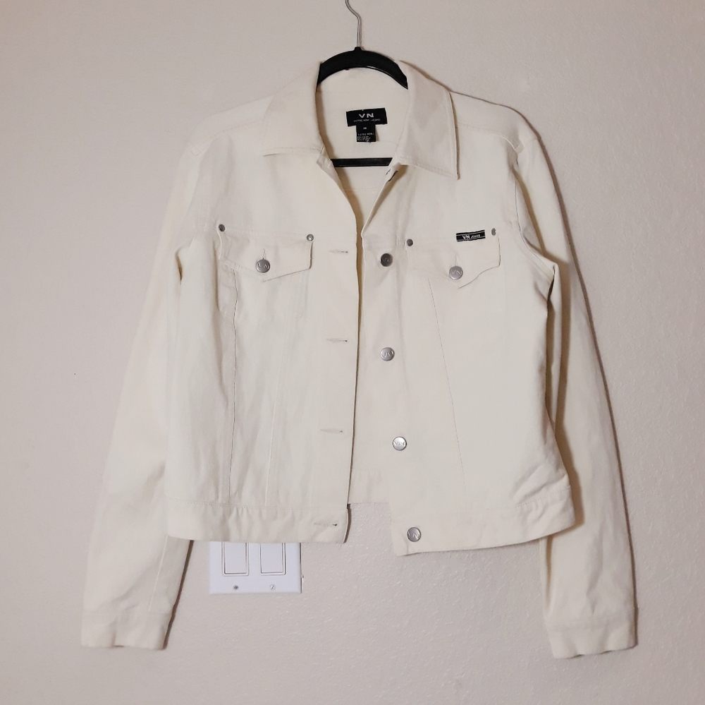 Votre Nom Jeans Off-White Jean jacket Medium